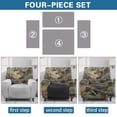 thumbnail image 6 of HUISEFOR Recliner Chair Cover Breathable Soft Reclining Chair Slipcover with Pocket Elastic Furniture Protector for Dogs Cats, 4-Pieces, 6 of 8