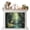 Green, variant on Green Forest Deer Magnetic Fireplace Cover, Fireplace Draft Blocker, Fantasy Vintage Nature Scenery Fireplaces Blanket for Heat Loss/Cold Air, Fireplaces Draft Stopper Cover for Inside 39"x32"
