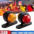thumbnail image 1 of 2pcs Car Truck Trailer Led Side Er Red Yellowturn Signal Indicator Lamp For Lorry Cara 12-24v, 1 of 5