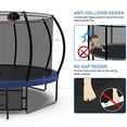 thumbnail image 5 of Aukfa Trampoline with Basketball Hoop, Blue, 168.11" x 168.11" x 107.87", 5 of 8