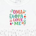 thumbnail image 4 of Inktastic Oma and Opa Love Me Girls Baby Dress, 4 of 5