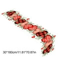 thumbnail image 3 of Eespoir Valentines's Day Heart-shaped Table Runner, Red Printed Tablecloth, Restaurant Decorations for Romantic Dining, Various Printed Table Runners(B), 3 of 6
