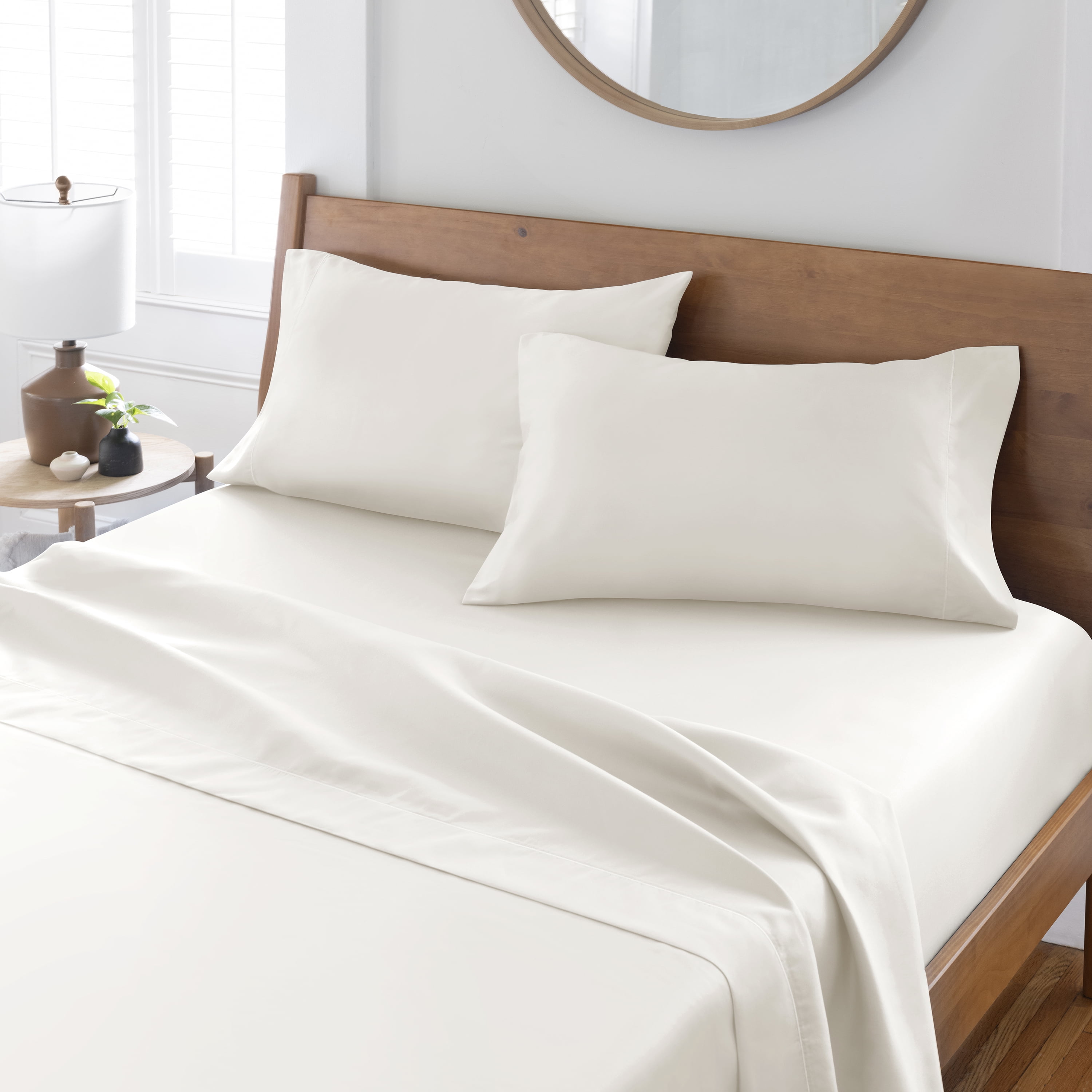 Better Homes & Gardens 2-Piece 400 Thread Count Vanilla Dream Performance HYGROCOTTON® Pillowcase Set, King