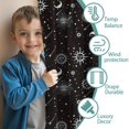 thumbnail image 3 of Blackout Kids Curtains,Black Gothic Sun Moon Eye Pattern Childrens Insulated Curtains Set Of 2,Bedroom Essentials,Toddler Room Decor 52x63in(132x160cm), 3 of 5