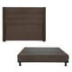 thumbnail image 1 of Box Base Cama King Size + Cabecera Lugo Chocolate Dicasa  Bless, 1 of 7