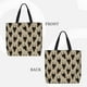 thumbnail image 2 of Easygdp Cute Black Dog Bolsa Tote para Mujer, Bolso de Hombro para Trabajo, Playa, Viajes, Compras y Supermercado, 2 of 7