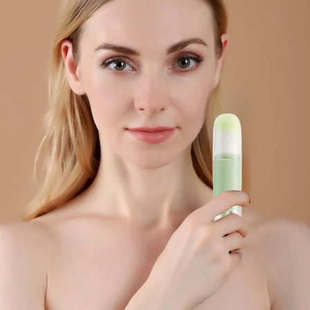 Green Portable 4-in-1 Multi-Functional Makeup Brush Set, Mini Eyeshadow & Loose Powder Brushes, Beauty Tools, Suitable for Foundation, Powder, Blush, Eyeshadow Blending