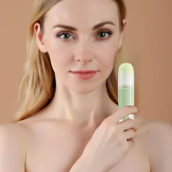 Green Portable 4-in-1 Multi-Functional Makeup Brush Set, Mini Eyeshadow & Loose Powder Brushes, Beauty Tools, Suitable for Foundation, Powder, Blush, Eyeshadow Blending