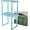 Mint Blue-2 Pack, variant on Adjustable Locker Shelf Pink Height and Width Adjustable Locker Organizer Shelf for School Locker, Stackable Locker Stand Tools for Gym Lockers, Office,