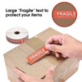 thumbnail image 3 of Fragile Stickers, Pacific Mailer 1" X 3" Fragile Handle With Care Warning Packing Shipping Label With Self Adhesive For Moving, Shipping [1000 Labels _High-quality, 3 of 5