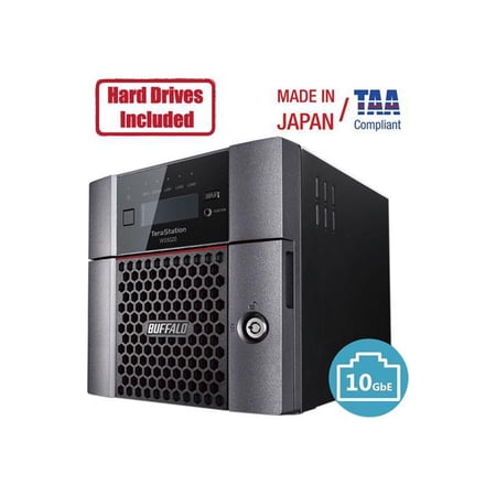UPC: 0747464134703 | Buffalo TeraStation WS5420DN Windows Server IoT 2019 Standard 16TB 4 Bay Desktop (4x4TB) NAS Hard Drives Included RAID iSCSI