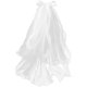 thumbnail image 2 of Velo ligero de doble lazo con perlas para novia (longitud 70 cm), vestido de novia, velo blanco simple para mujer, 2 of 5