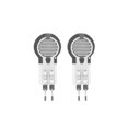 thumbnail image 1 of Pressure Resistor, High Precise 2pcs Force Sensor, 0.4 Mm Thin Film For Bed Monitoring Smart Shoes -40  Degrees Celsius  ~ +85  Degrees Celsius  Sleep Monitoring, 1 of 8