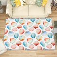 thumbnail image 1 of 3x5 Rug, Coastal Door Mat Washable Non Slip Soft for Entryway, Seashell Rug, Beach Theme Carpet, Seashell Home Decor & Gifts, 1 of 7
