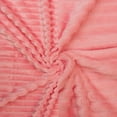 thumbnail image 2 of Flxxie Ultra Soft Fluffy Flannel Fuzzy Toddler Blanket, Baby Plush Blanket Unisex, 30" x 40", Pink, 2 of 6
