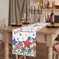 thumbnail image 2 of Table Runners 72 Inches Long Dress Scarves, Independence Day Farmhouse Kitchen Table Runner, Coffee Tablerunners, 4th of July Red Blue Stars Patriotic 14x72 Inch, 2 of 9