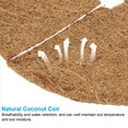 thumbnail image 4 of Uxcell 10Pcs Coconut Fibers Mulch Ring, Coco Coir Tree Protector Mats Tree Disc Plant Cover Protection 12 Inch, 4 of 6