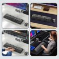 thumbnail image 2 of FOPETT Clavier et Souris Sans Fil Combo - Souris et Clavier Colorés Mignons 2.4G Pleine Taille avec 104 Touches Rondes Machine à Écrire Rétro, 2 of 7