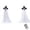 B, variant on 1 Pack Light Up Standing Ghost Halloween Yard Decor with Remote, Witch Hat White Fabric Ghost Porch Lawn Lights, Tall Spooky Ghost Outdoor Halloween Decorations,A