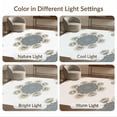 thumbnail image 7 of ODIKA Abstract Faded Emblem Watercolor Floral Radiating Symmetrical Design Non-Slip Low Profile for Guest Room, Lounge, Apartment, 7 of 7