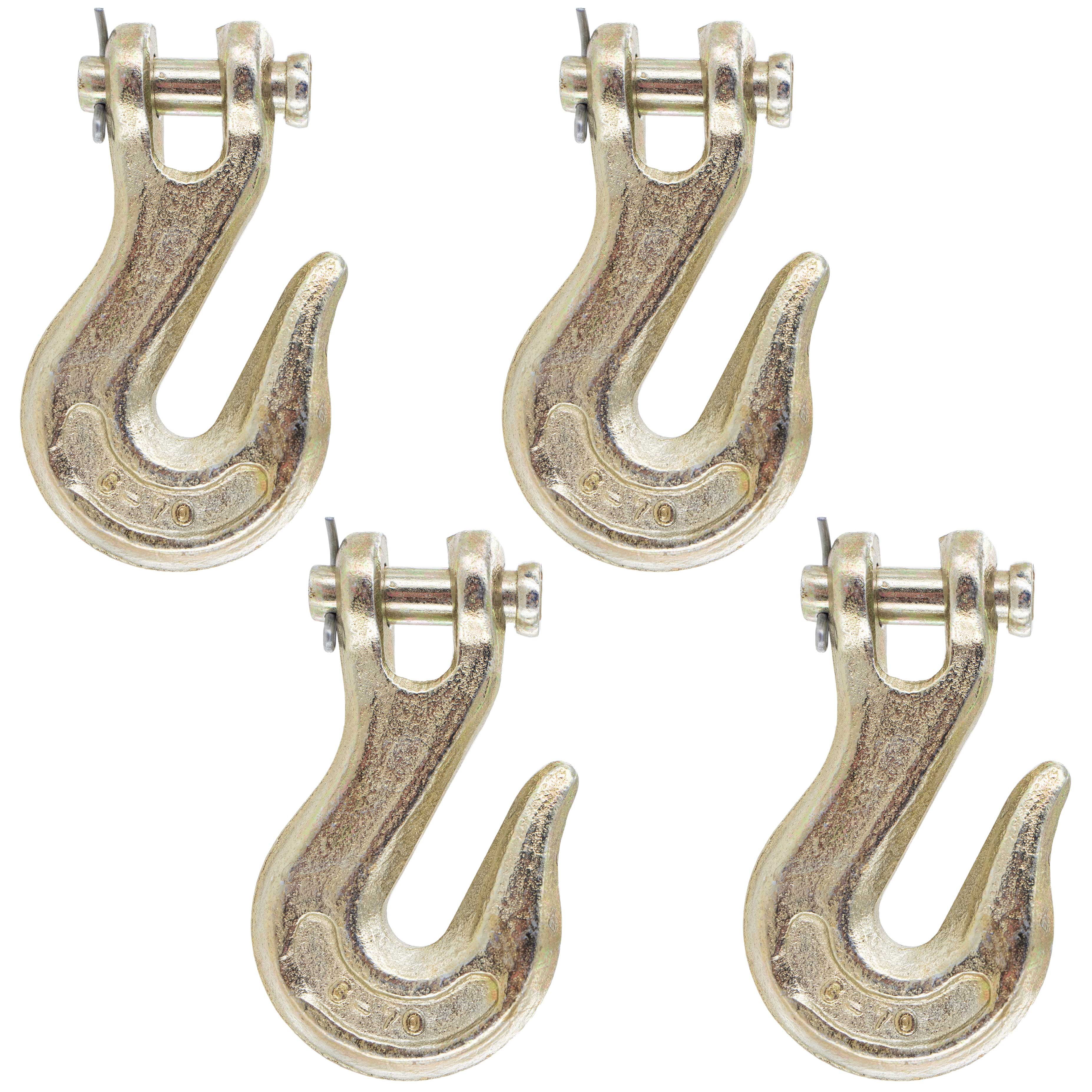 3/8" Clevis Grab Hook Grade 70 4 Pack