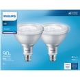 thumbnail image 2 of Philips 90W Equivalent Daylight PAR38 Medium LED Floodlight Light Bulb (2-Pack), 2 of 2