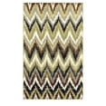 thumbnail image 2 of Zigzag Modern Chevron Indoor Area Rug by Blue Nile Nills - 8' x 10', Red, 2 of 5