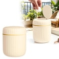 thumbnail image 2 of Mini Trash Can with Lid, Desktop Small Recycling Cute Trash Can, 2.2L/0.58 Gallon Suitable for Office Bathroom, Kitchen, Living Room, Bedroom, Yellow Mohdy, 2 of 5