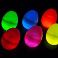 thumbnail image 3 of WORGEOUS 6-Pack Easter Glow Eggs Luminous Egg Props for Party Decor and Stage Supplies, Random Colors Included, 3 of 8