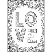 Cra-Z-Art: Timeless Creations, Words of Wonder New Adult Coloring Book, 64 Pages