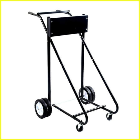Outboard Dolly Boat Motor Stand Cart Dolly Storage Mover With Rubber Wheels Heavy Duty 315 LBS Capacity Outboard - House Deals ()