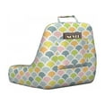 thumbnail image 2 of Abstract Reading Pillow Cover, Illustration of Half Circles or Fish Scale Inspired Motifs in Pastel Tones, Unstuffed Printed Bed Rest Case from Soft Fabric, XL Size, Multicolor, by Ambesonne, 2 of 4