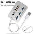 7-in-1 USB Type-C 3.0 Hub, With 3-port And 4-port Extenders - SD/TF/MS ...