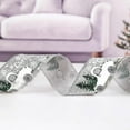 thumbnail image 3 of 5cm Christmas Ribbon Christmas Tree Ornament Printed Ribbon, 3 of 3