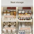 thumbnail image 3 of Nuevo estante de almacenamiento de cocina con rieles deslizantes, tipo cajonera extraíble, bandeja de almacenamiento, caja de especias, estante de almacenamiento, organizador de armarios, 3 of 4