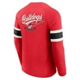 thumbnail image 3 of Men's Darius Rucker Collection by Fanatics Red Georgia Bulldogs Waffle-Knit Raglan Long Sleeve Henley T-Shirt, 3 of 6
