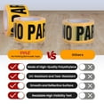 thumbnail image 6 of pyle 4 Pieces Safety Yellow No Parking Barricade Tape Set - 656 Foot Long Tape Roll Suitable for a Wide Range of Applications, Including Roadworks, Events, and Hazardous Areas, 6 of 7