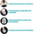 thumbnail image 6 of 40pcs Silicone Guitar Finger Guards Fingertip Protectors Fingertip Protection Covers Caps for Stringed Instruments, Sewing and Embroidery (5 Sizes),Transparent color, 6 of 9
