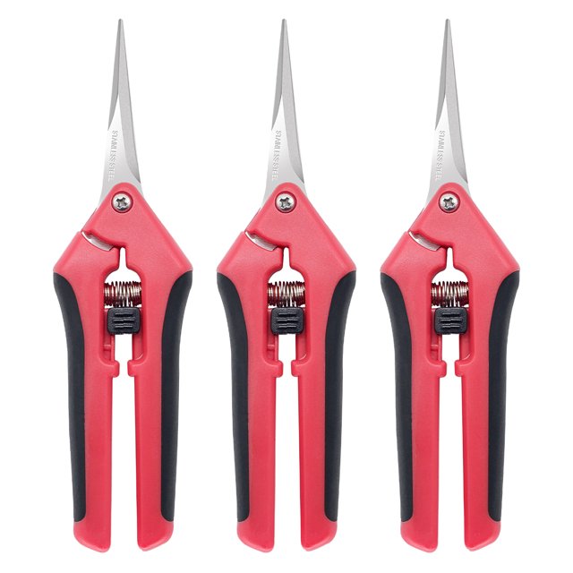 1/3pcs Pruning Shears With Straight Blades, Gardening Scissors, Stainless Steel Pruning Scissors, Trimming Tools, Garden Supplies
