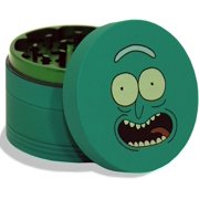 Pickle Rick Grinder - Morty Gifts - Soft Touch Matte Smooth 4 Pieces - 2.2. Inches