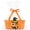 Orange, variant on YOYTOO Halloween Candy Basket with Gift Bags and Ribbons, Cotton Rope Trick or Treat Basket for Kids, Halloween Boo Basket with Handle, Party Favor Gift Organizer, Orange, 12” x 5”