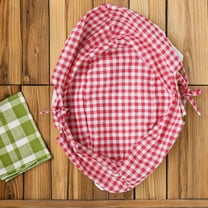 Raindrops Boho Basket Liner Multi-Color Fabric Reusable and Decorative for Home Storage