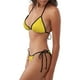 thumbnail image 2 of Balery Yellow Glitter Pijama Estampado Bikini de Dos Piezas para Mujer - Conjunto de Bikini Ajustable Sexy y Cómodo para Playa, 2 of 6
