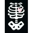 thumbnail image 3 of Toddler Girl Carter's 2-pc. Glow in The Dark Skeleton Pajama Top & Pajama Bottoms Set Color: Black Size: 4T, 3 of 3