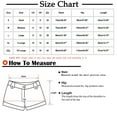 thumbnail image 3 of biudgviw Denim Shorts for Women Mid Rise Ripped Frayed Cuffed Hem Short Jeans Stretch Summer Beach Vacation Shorts With Pockets, 3 of 7