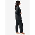 thumbnail image 3 of Jessica London Women's Plus Size Double-Breasted Stretch Crepe Pantsuit, 3 of 6
