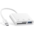 thumbnail image 1 of SD TF Memory Card Reader, Compatible with iPad Pro, MacBook Pro/Air, 3-in-1 USB Camera Card Reader Adapter and More Devices, 1 of 6