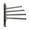 A334 D 11.8x12.4"!, variant on Swivel Towel Rack Thicken 4 Arm Towel Bar 180° Space Saving Wall Mounted Towel Holder With Hook Rustproof Swing Out Towel Hanger For Bathroom Kitchen Grey Bathroom Products Home Decor