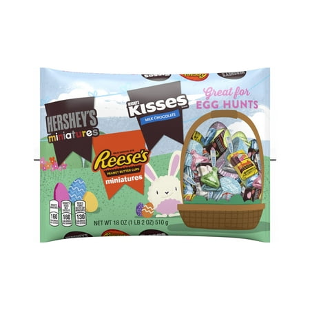 Hershey's Easter Egg Hunt Snack Size Mix Candy, 18 Ounces