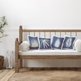 thumbnail image 4 of Stupell Industries Bold Blue White Modern Botanical Leaf Shapes Design by Susan Jill Throw Pillow (set of 4), 4 of 6